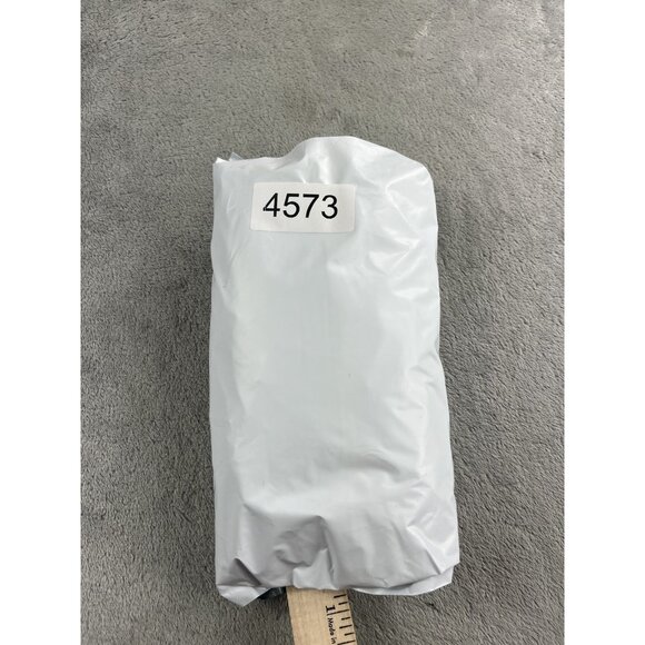 C M Shapes Shirt Women's Large Purple Short Sleeve Button Up Floral Print Rave - Picture 6 of 6